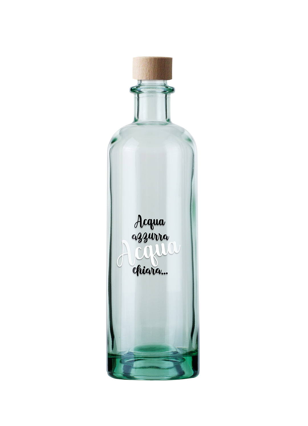 Bottiglia in vetro Acqua azzurra acqua chiara  Wild – Message in a bottle  – WILD® - Message in a Bottle