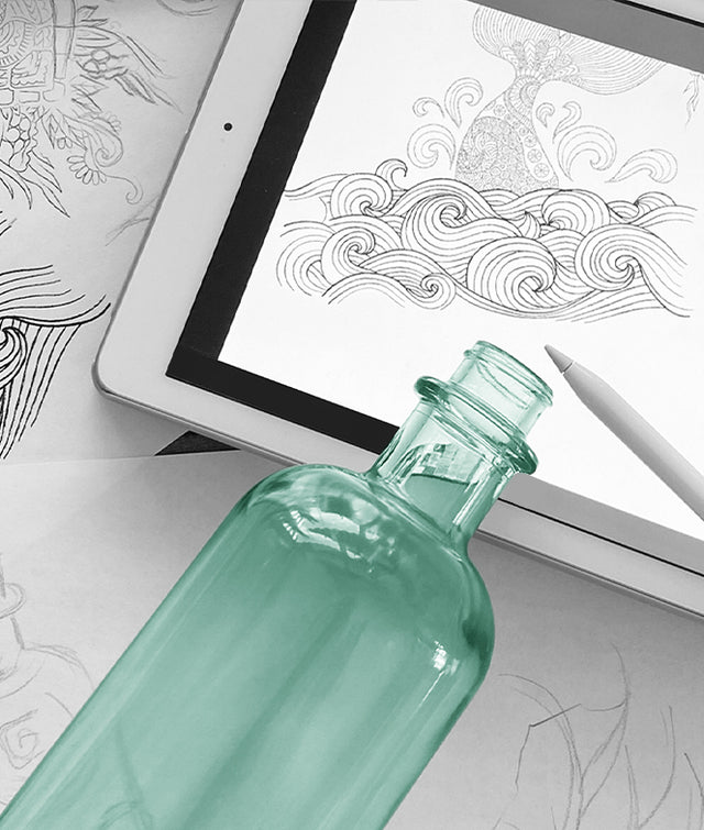design - wild message in a bottle